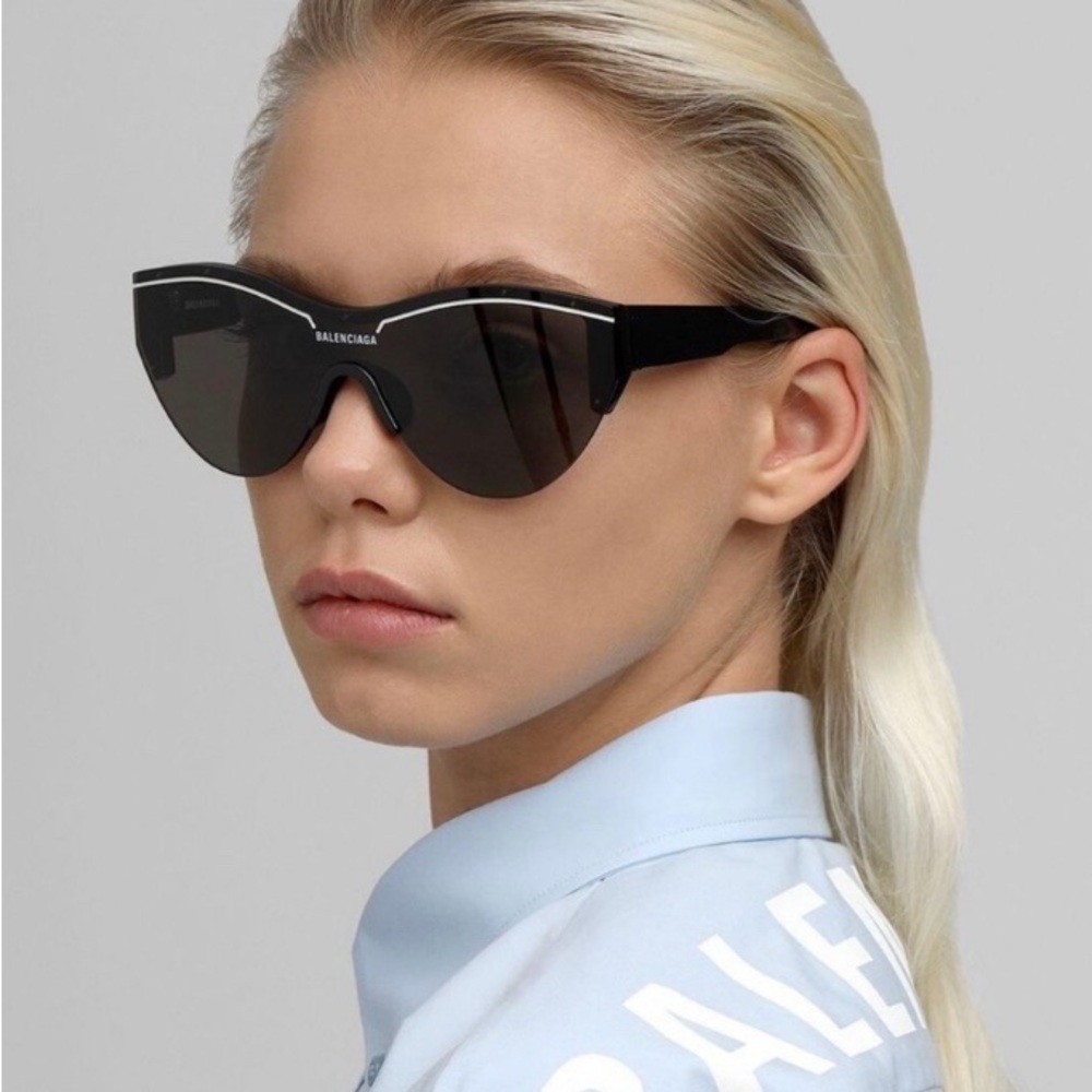 New - Balenciaga Unisex BB0004SA 99mm Sunglasses